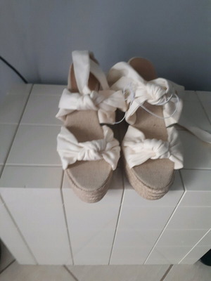 Espadrille shoes size 39 H&M new beige