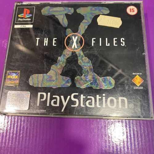 The X Files PlayStation PS1 game used, complete in box