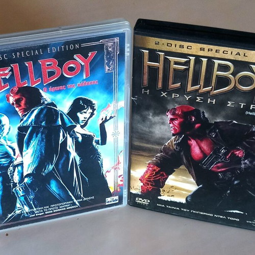 Hellboy & Hellboy II DVD set like new, action fantasy