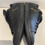 Adidas Stan Smith black with gold details, like new, size 41 1/3