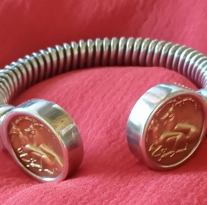 Βραχιόλι Ηλία Λαλαούνη vintage από χρυσό 18Κ και ασήμι 925 Ilias Lalaounis