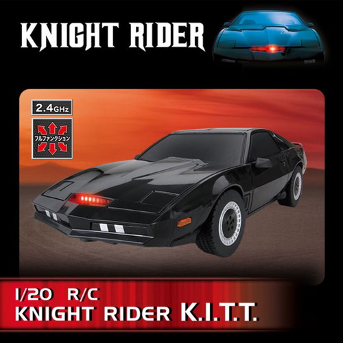 Knight Rider KITT R/C 1/20 Scale with Tourbo Boost Base new