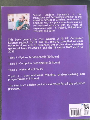 IB DP Core Computer Science Class Notes New, Teacher’s Edition
