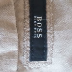 Boss men's linen pants, beige, size L, length 105 cm