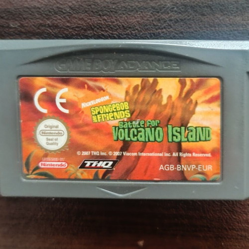 SpongeBob and Friends Battle for Volcano Island Game Boy Advance like new