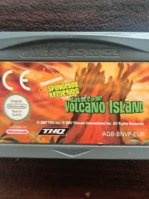 SpongeBob and Friends Battle for Volcano Island Game Boy Advance like new