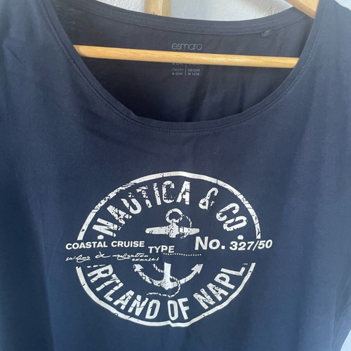 Blue long t-shirt Esmara like new, size M