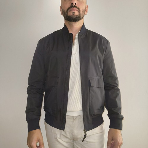 Mango bomber jacket new with tags, size L, blue