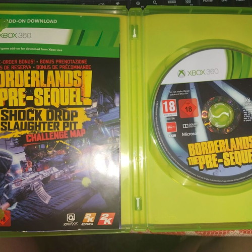 Borderlands The Pre-Sequel Xbox 360 game, like new