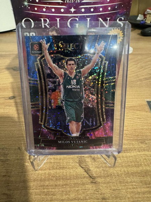 Panini Select Euroleague 2025-26 Milos Vujanic Cosmic SSP card like new