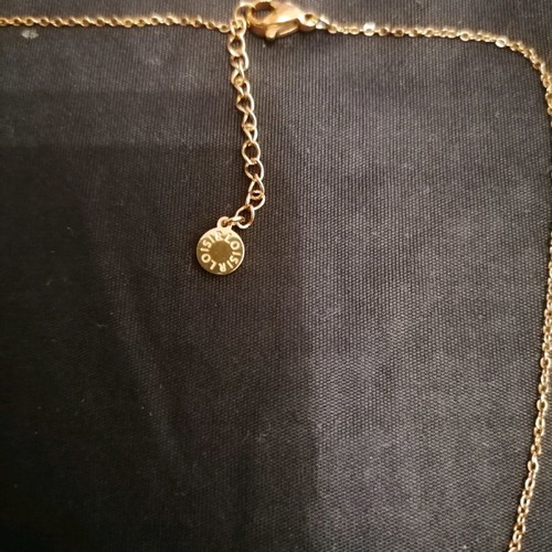 Loisir necklace with Libra zodiac like new, rose gold tone