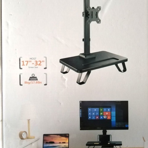 Bratec monitor desk stand new, supports up to 32 inches
