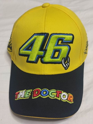 Καπέλο VR 46 racing καινούργιο, κίτρινο, μέγεθος M