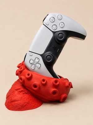 3D Printed Octopus PS5 Controller Holder new