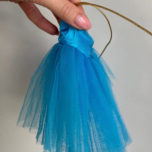 Bibi-Bo vintage blue puff dress used