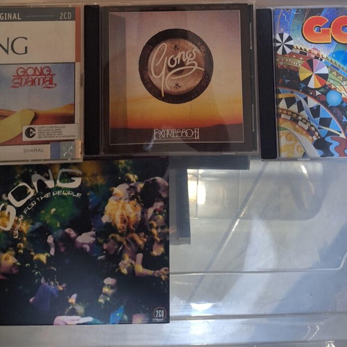 GONG CD set near mint, 4 albums (6 CDs) progressive rock jazz fusion