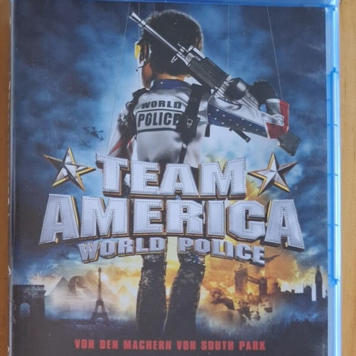 Team America World Police Blu-Ray like new, comedy, subtitles