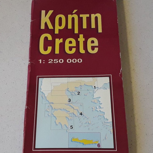 Crete Road map used