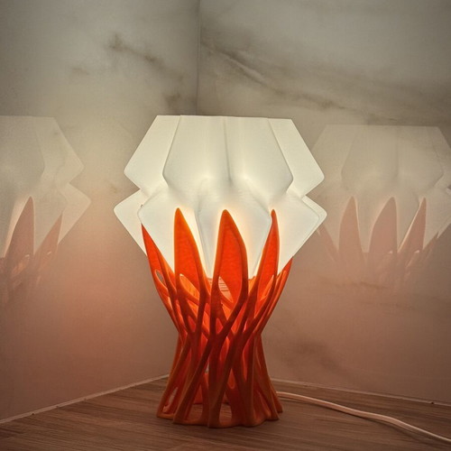 3D Printed Wave Lamp new