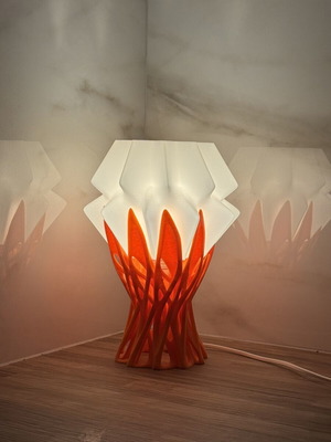 3D Printed Wave Lamp new