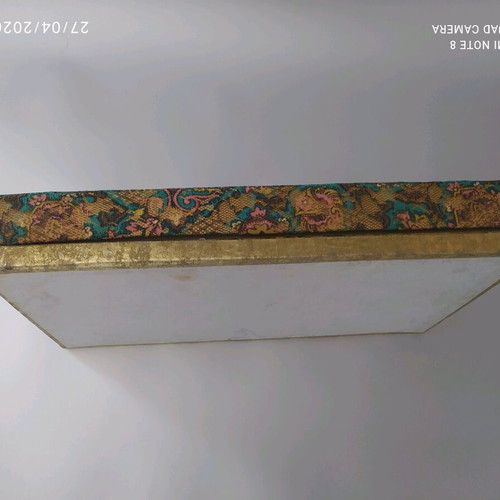 Old box used with brocade lining