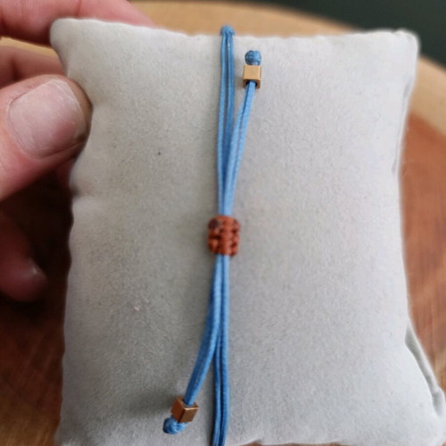 Handmade bracelet new with macrame technique