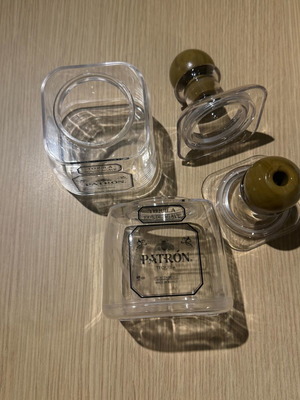Patron Tequila collectibles σαν καινούργια, για κοκτέιλ ή διακόσμηση