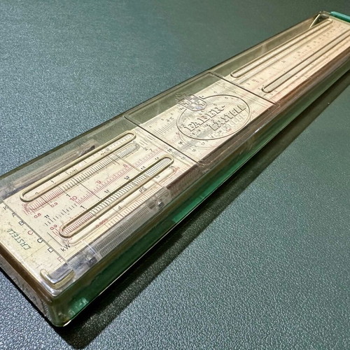 Faber Castell Darmstadt 1/54 vintage used with case