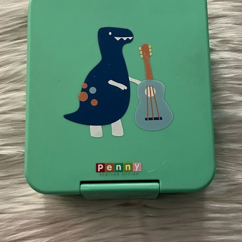 Penny Scallan Mini Bento Box “Dino Rock” children's food container used