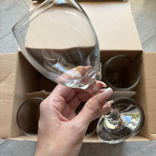 Greta glass4you wine glass set of 6 new