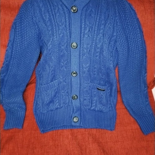 Tailor Made Knitwear blue knitted cardigan like new, size L