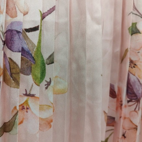Set with pleated floral palazzo pants and top new
