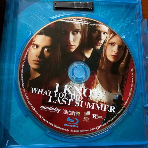 I Know What You Did Last Summer Blu-ray used with English subtitles