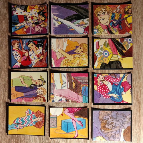 Barbie Rock Star 1986 stickers and packs used, Panini