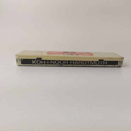 Old metal box Koh-I-Noor Hardtmuth used, empty #5477