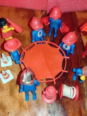 Playmobil geobra LYRA 1974 Πυροσβέστες σετ