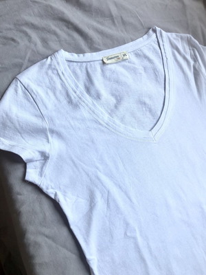Jeanswear T2D Women's White T-Shirt XS 100% Cotton New