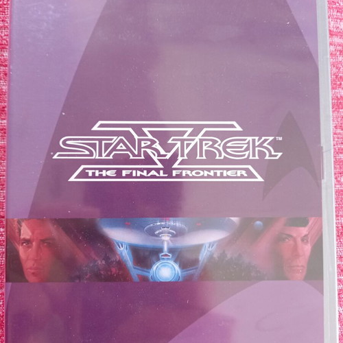 Star Trek V The Final Frontier DVD like new with subtitles