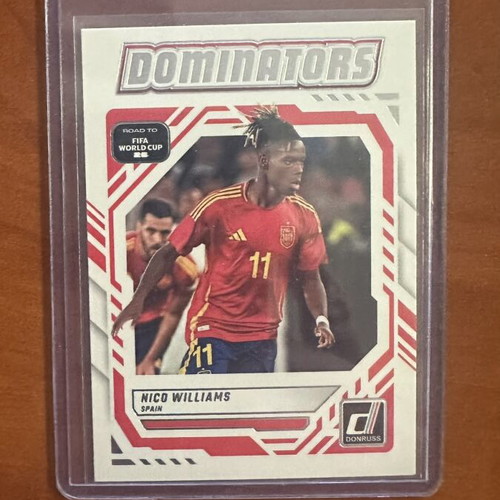 Panini Road to World Cup Nico Williams Dominators trading card
