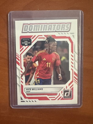 Panini Road to World Cup Nico Williams Dominators trading card