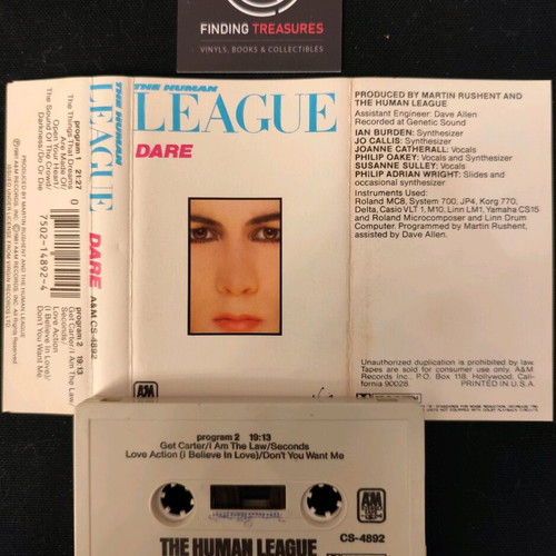 The Human League Dare cassette tape used