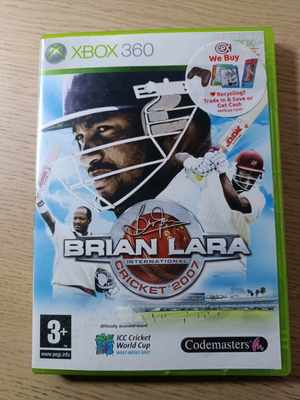 Brian Lara International Cricket Xbox 360 μεταχειρισμένο σε μέτρια κατάσταση