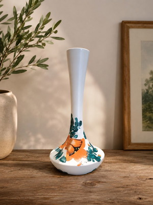 Ваза Mid Century Art Pottery като нова, винтидж гръцка ръчно изработена керамика
