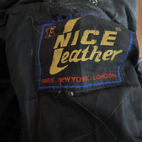 Perfecto vintage leather jacket, medium-large, black