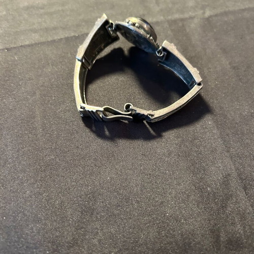 Vintage 925 silver set bracelet and clip-on earrings used