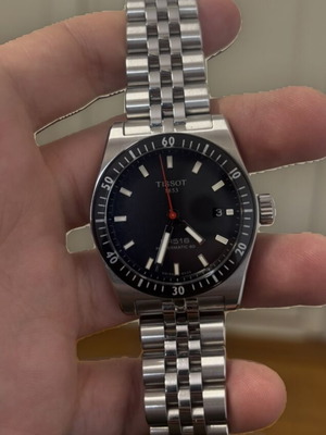Tissot PR516 Powermatic 80 ανδρικό ρολόι σαν καινούργιο, μαύρο