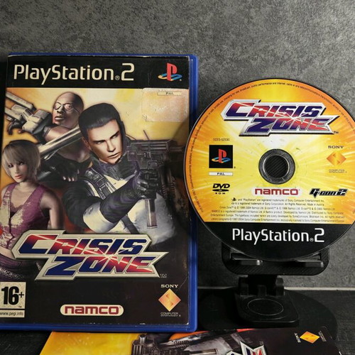Crisis Zone PS2 used, complete set