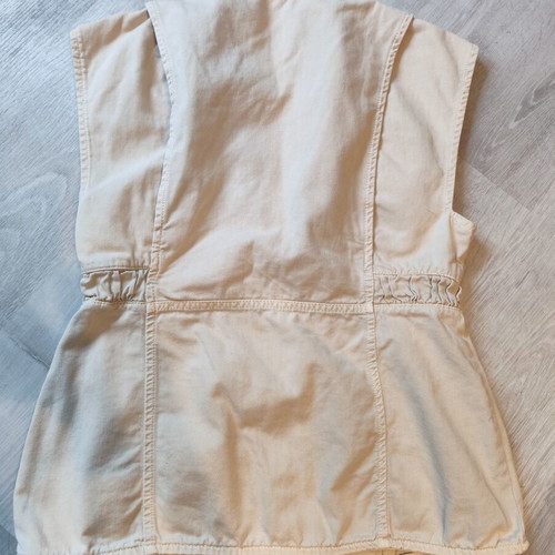 Zara cargo vest like new, size S/M, 100% cotton, beige