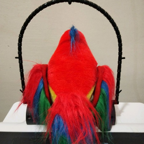 Large vintage hanging parrot like new