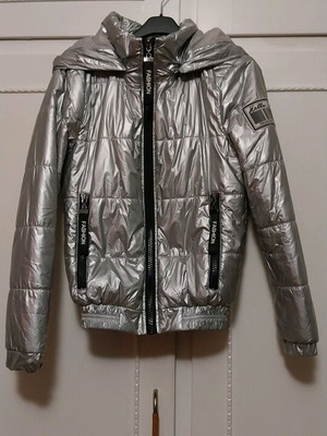 Silver bomber jacket used